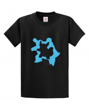 Blastoise Inspired Animated Classic Unisex Kids and Adults T-Shirt